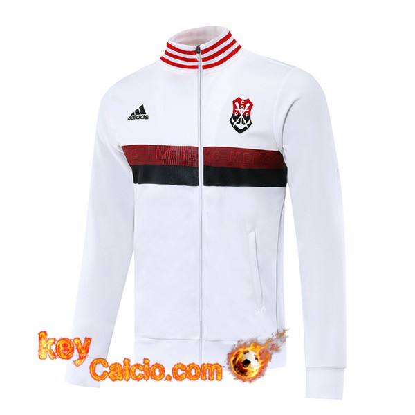 Nuova Giacca Calcio Flamengo Bianco 19/20
