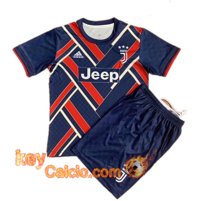 Maglie Calcio Juventus Bambino Blu/Rosso 2021/2022