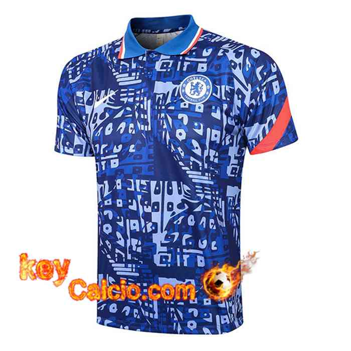 Maglia Polo FC Chelsea Blu 2021/2022
