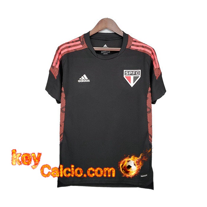 T Shirt Allenamento Sao Paulo FC Nero 2021/2022