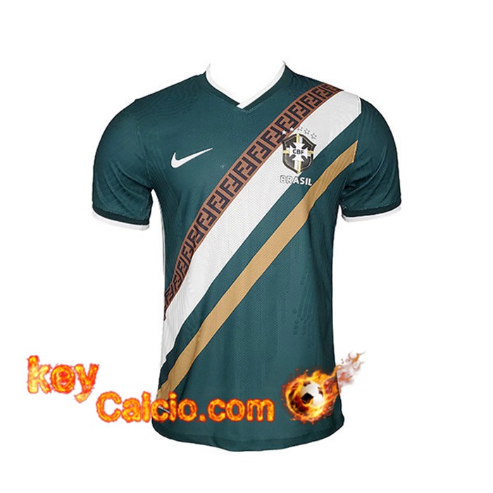 T Shirt Allenamento Brasile Verde 2021/2022