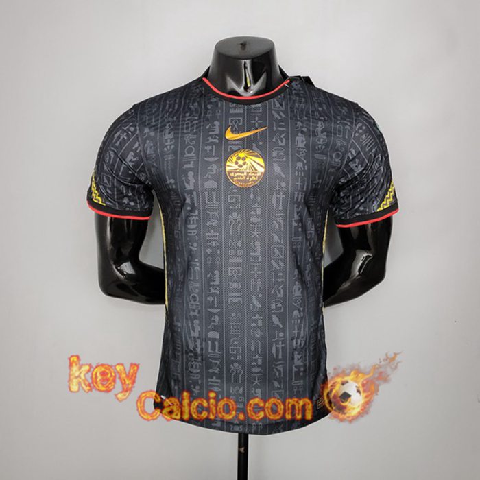 T Shirt Allenamento Algerie Player Version Nero 2021/2022