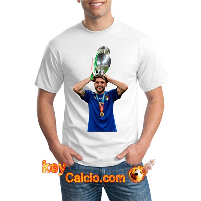 T-Shirts Italia UEFA Euro 2020 Champions Bianca - GXHTS14
