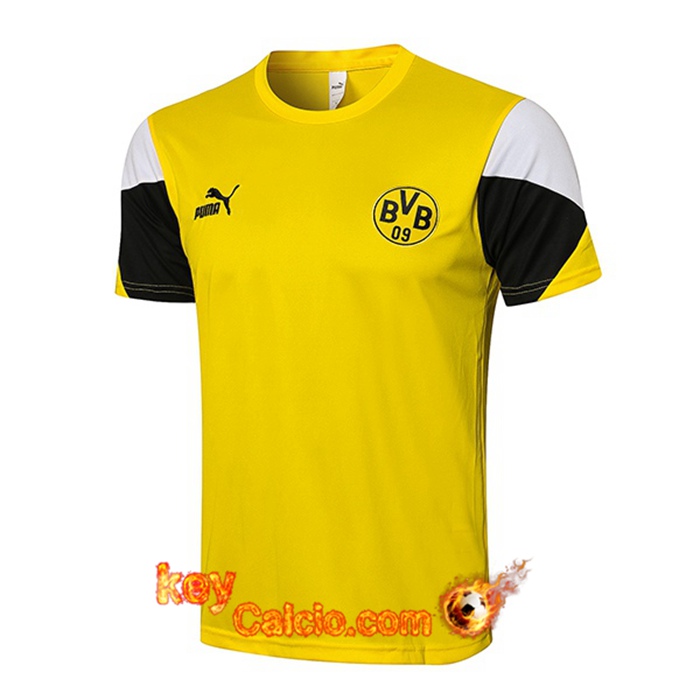 T Shirt Allenamento Dortmund BVB Giallo/Nero 2021/2022
