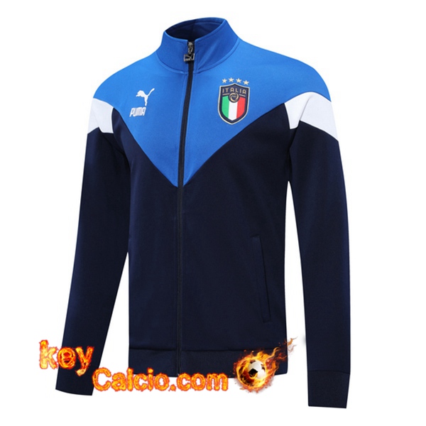 Nuova Giacca Calcio Italia Blu 20/21