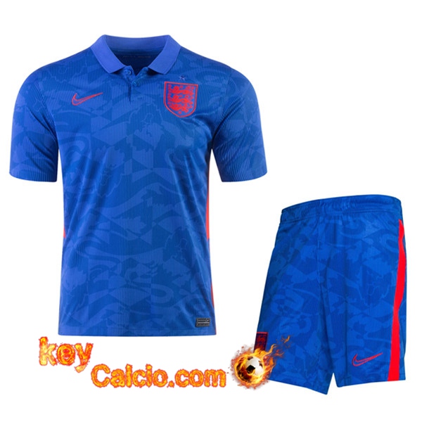 Kit Maglia Calcio Inghilterra Seconda + Pantaloncini UEFA Euro 2020