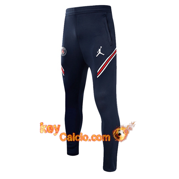 Pantaloni Da Allenamento Jordan PSG Blu Navy 2021/2022 -2