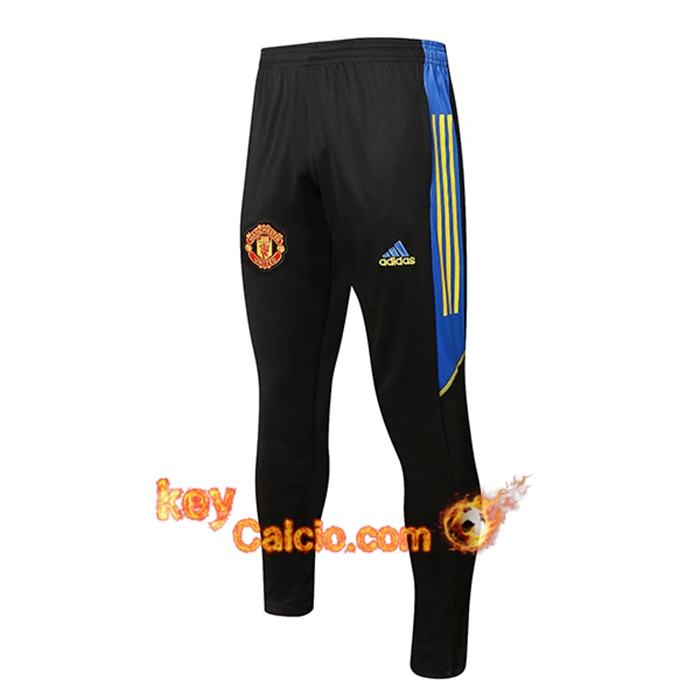 Pantaloni Da Allenamento Manchester United Blu/Nero 2021/2022