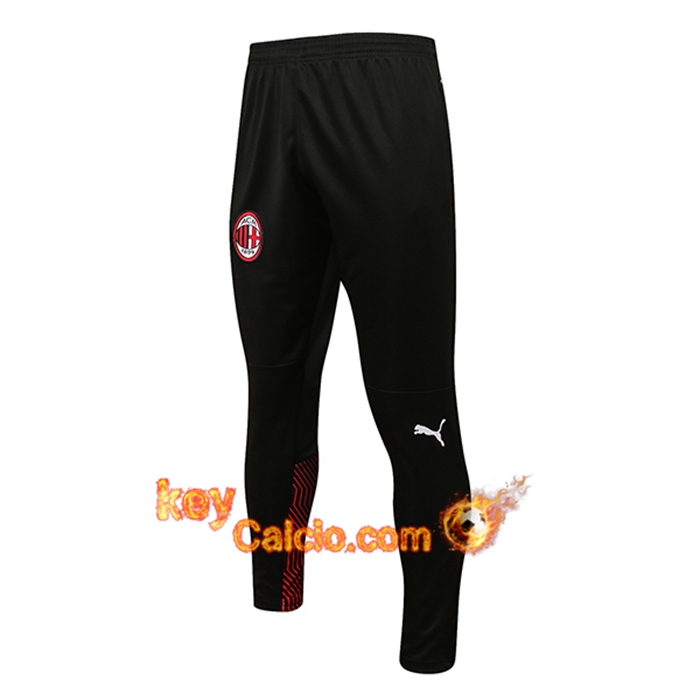 Pantaloni Da Allenamento AC Milan Nero/Rosso 2021/2022