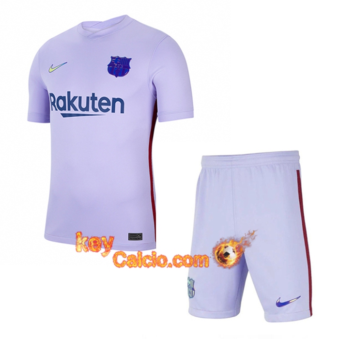 Kit Maglie Calcio FC Barcellona Seconda + Pantaloncini 2021/2022