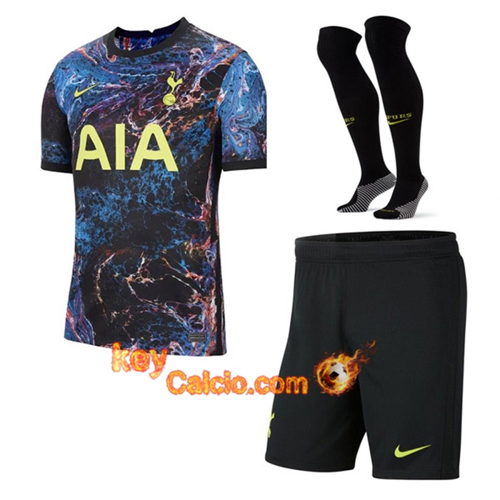 Kit Maglie Calcio Tottenham Hotspur Seconda (Pantaloncini + Calzettoni) 2021/2022