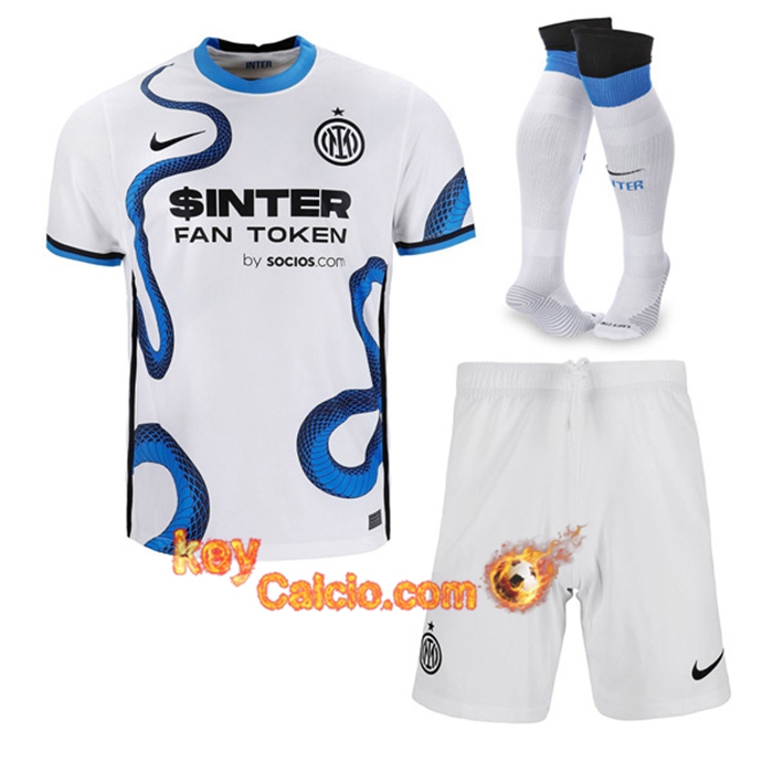 Kit Maglie Calcio Inter Milan Seconda (Pantaloncini + Calzettoni) 2021/2022