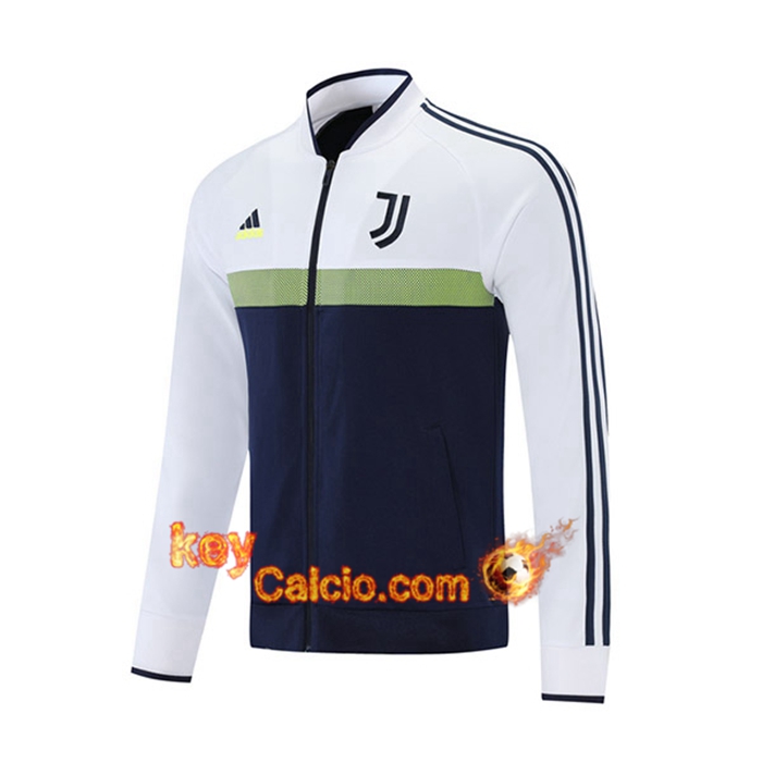 Insieme Giacca Calcio Juventus Bianca/Blu Navy 2021/2022