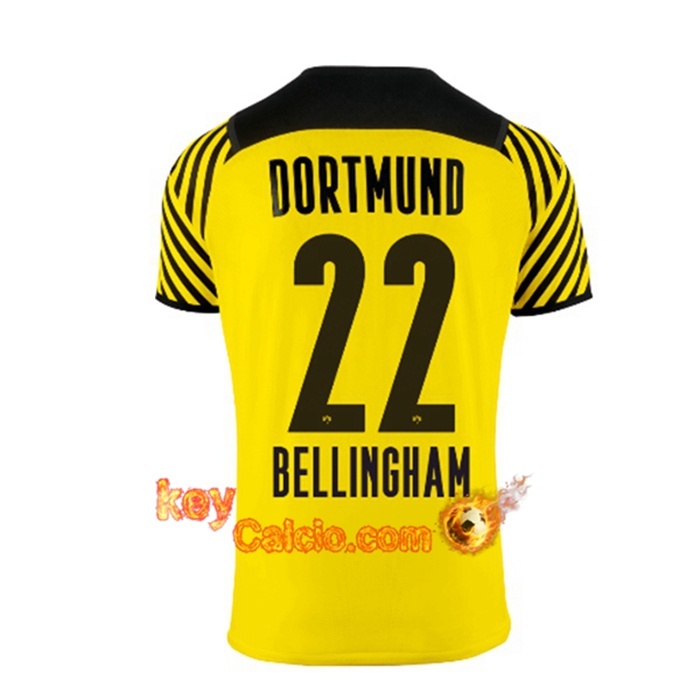 Maglie Calcio Dortmund BVB (Bellingham 22) Prima 2021/2022