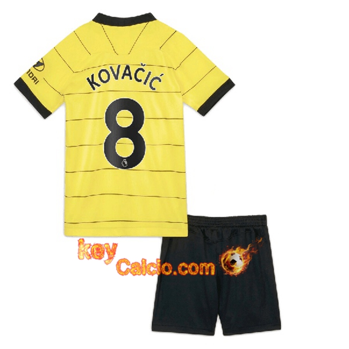 Maglie Calcio FC Chelsea (Kovacic 8) Bambino Seconda 2021/2022
