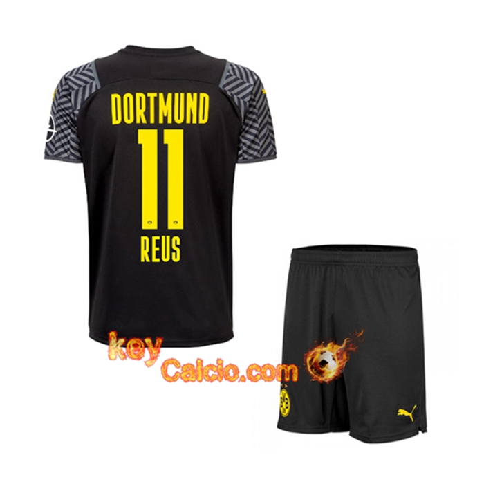 Maglie Calcio Dortmund BVB (Reus 11) Bambino Seconda 2021/2022