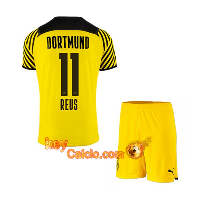 Maglie Calcio Dortmund BVB (Reus 11) Bambino Prima 2021/2022