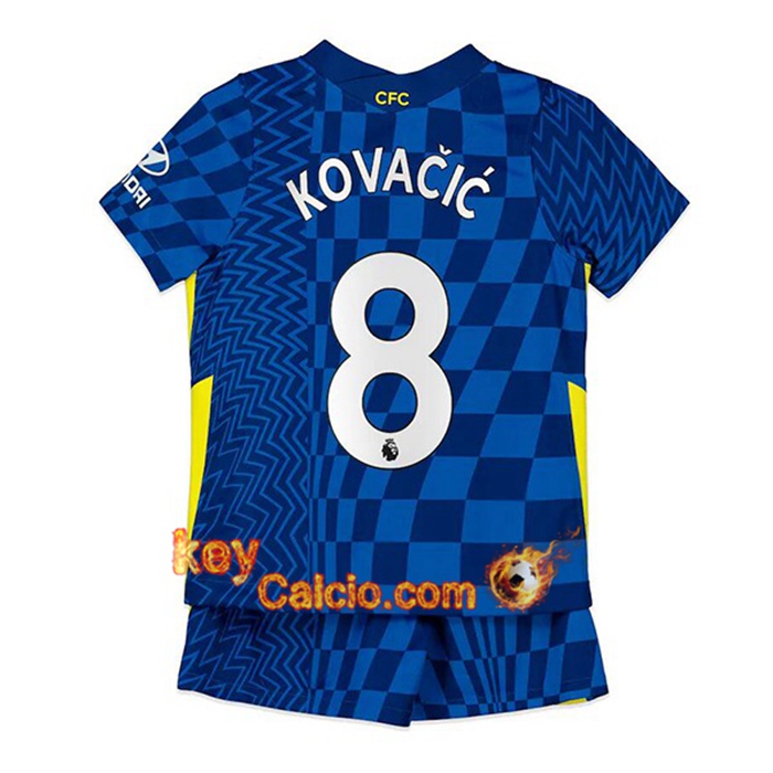 Maglie Calcio FC Chelsea (Kovacic 8) Bambino Prima 2021/2022