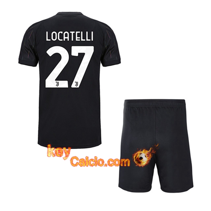 Maglie Calcio Juventus (LOCATELLI 27) Bambino Seconda 2021/2022