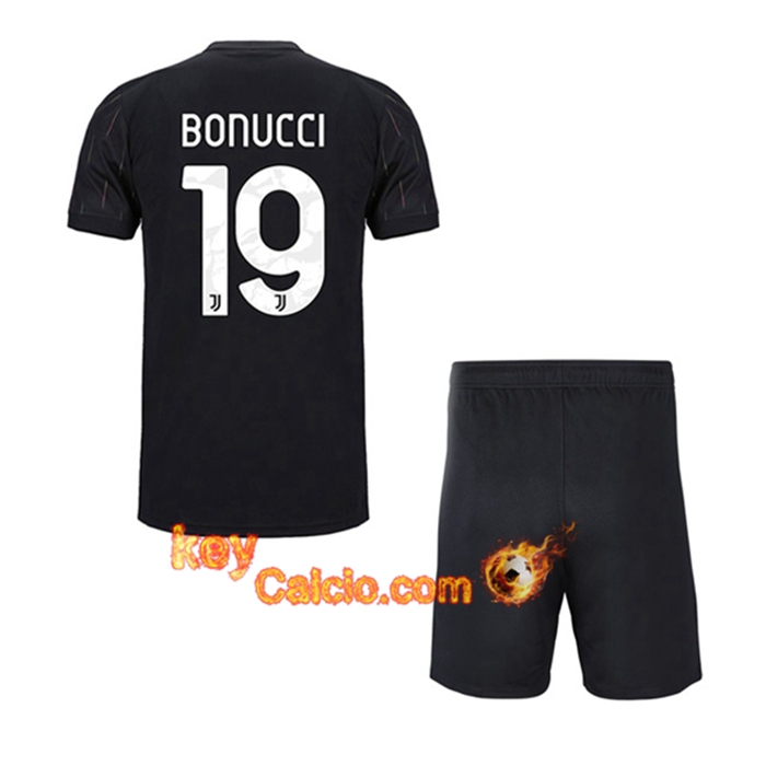 Maglie Calcio Juventus (BONUCCI 19) Bambino Seconda 2021/2022
