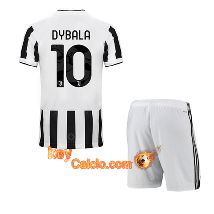 Maglie Calcio Juventus (DYBALA 10) Bambino Prima 2021/2022
