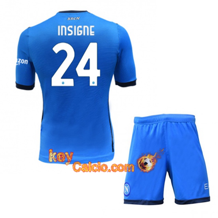 Maglie Calcio SSC Napoli (INAIGNE 7) Bambino Prima 2021/2022