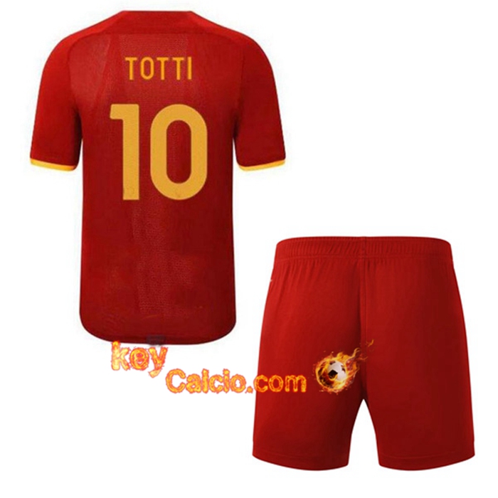 Maglie Calcio AS Roma (TOTTI 10) Bambino Terza 2021/2022