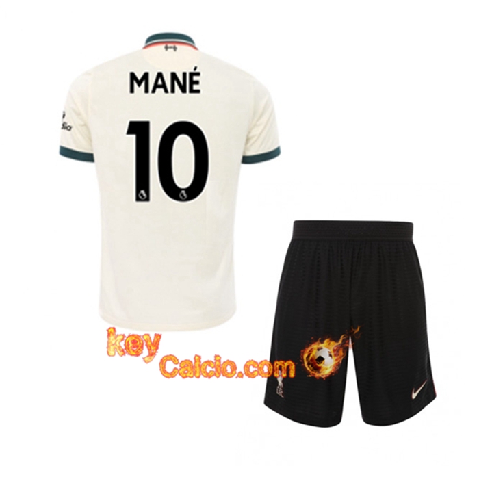 Maglie Calcio FC Liverpool (Sadio Mane 10) Bambino Seconda 2021/2022