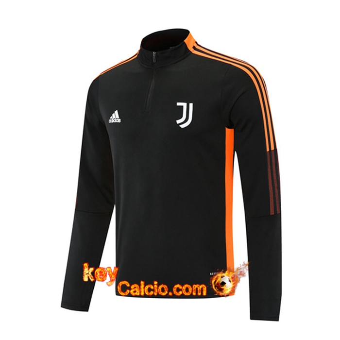 Felpa Allenamento Training Juventus Nero/Orange 2021/2022