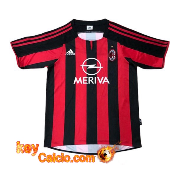 Maglia Calcio Milan AC Retro Prima 2003/2004