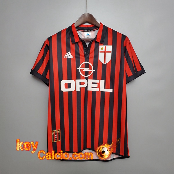 Maglia Calcio Milan AC Retro Prima 1999/2000