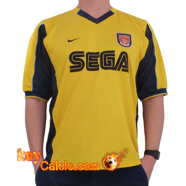Maglia Calcio Arsenal Retro Seconda 1999/2001