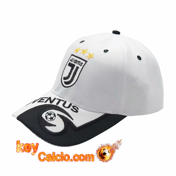 Cappello da Calcio Juventus Bianco