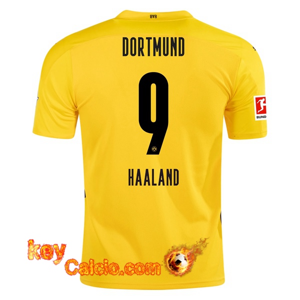 Maglia Calcio Dortmund BVB (HAALAND 9) Prima 20/21
