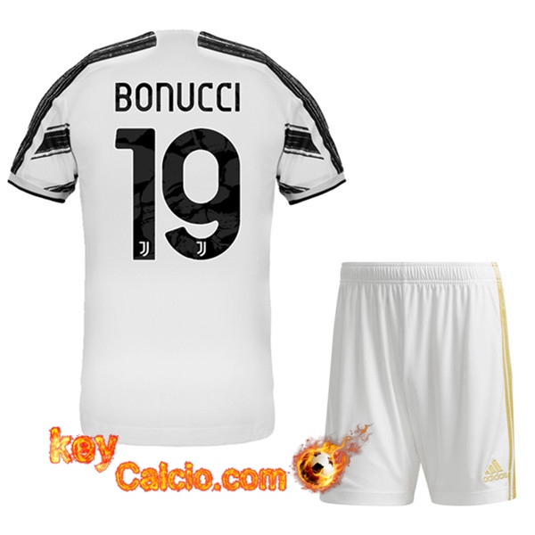 Maglia Calcio Juventus (BONUCCI 19) Bambino Prima 20/21