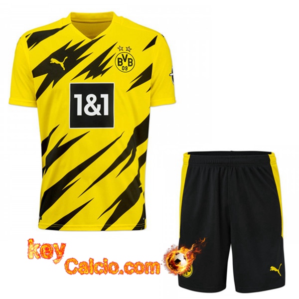 Kit Maglia Calcio Dortmund BVB Prima + Pantaloncini 20/21
