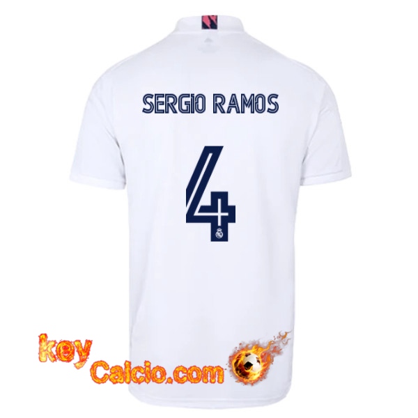 Maglia Calcio Real Madrid (SERGIO RAMOS 4) Prima 20/21