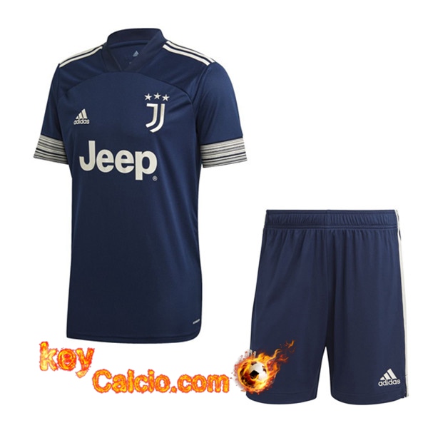 kit Maglia Calcio Juventus Seconda + Pantaloncini 20/21