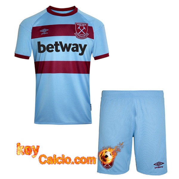 Maglia Calcio West Ham Bambino Seconda 20/21