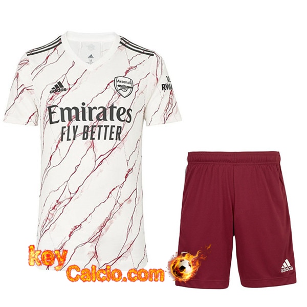 Kit Maglia Calcio Arsenal Seconda + Pantaloncini 20/21
