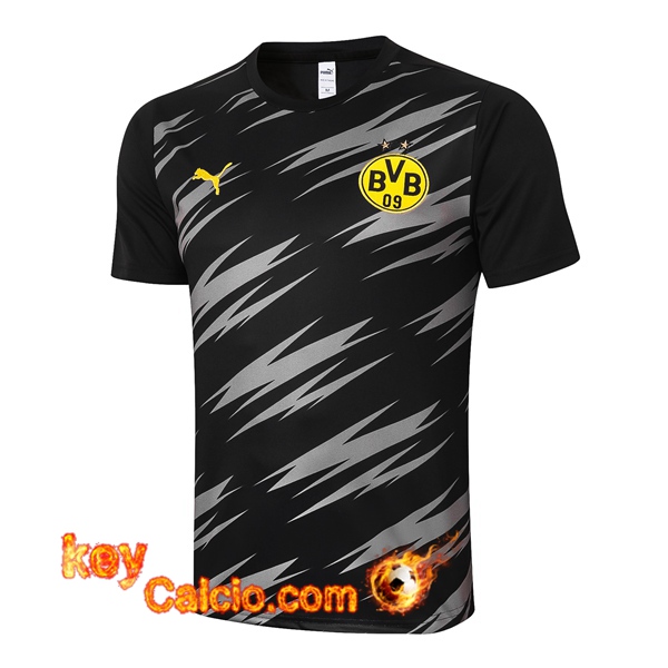 T Shirt Allenamento Dortmund BVB Nero 20/21