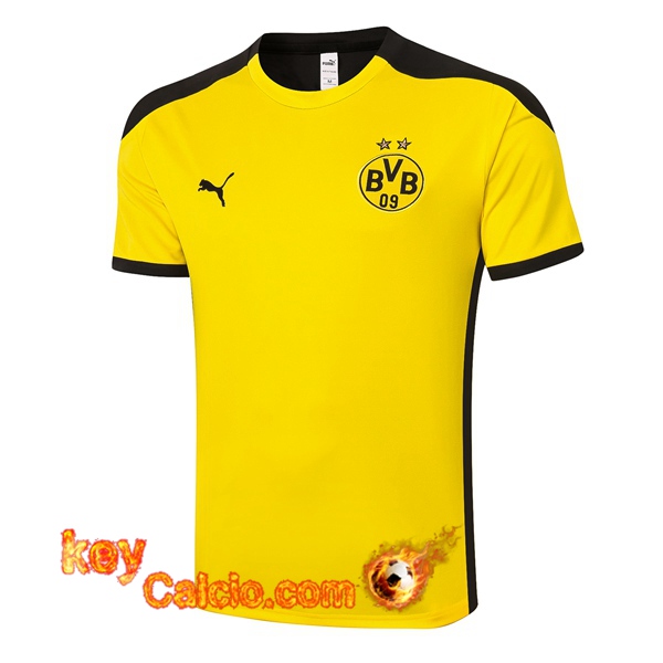 T Shirt Allenamento Dortmund BVB Giallo 20/21