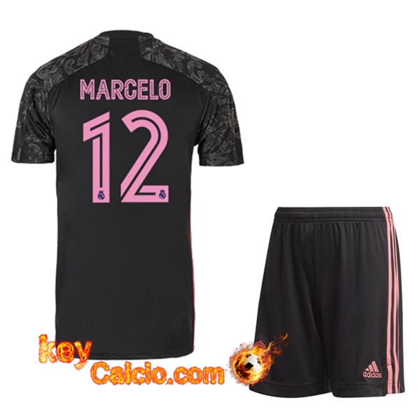 Maglia Calcio Real Madrid (MARCELO 12) Bambino Terza 20/21