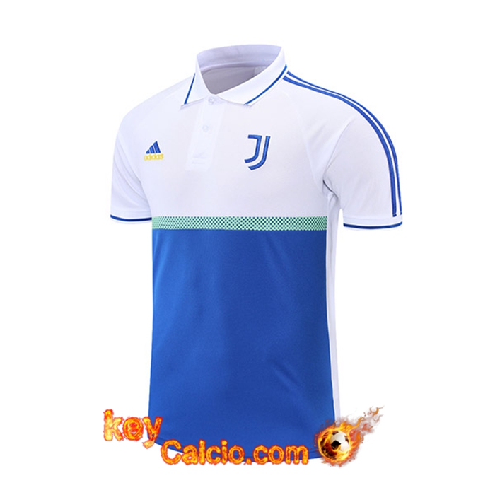 Maglia Polo Juventus Bianca/Blu 2021/2022
