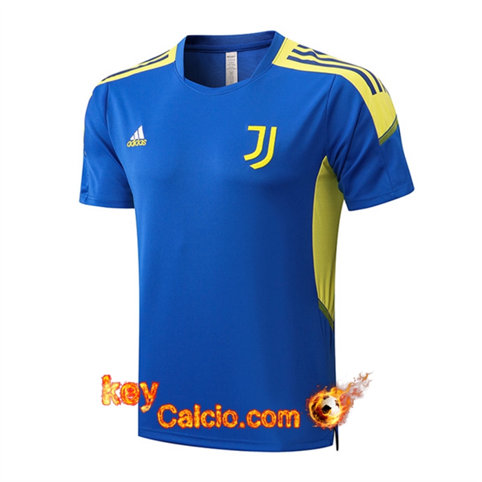 T Shirt Allenamento Juventus Blu/Giallo 2022/2023