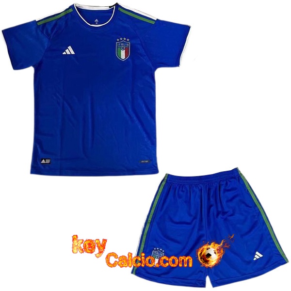 Maglie Calcio Italia Bambino Blu 2022/2023