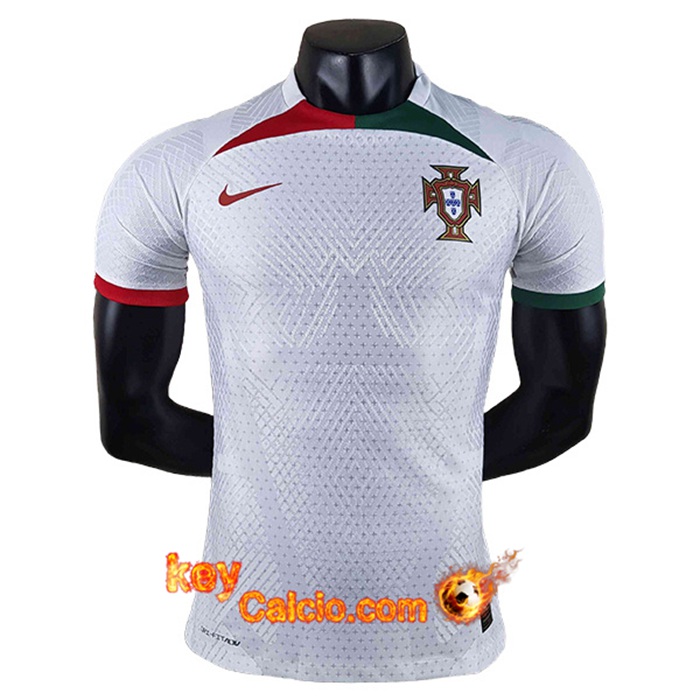 T Shirt Allenamento Portogallo Bianco 2022/2023