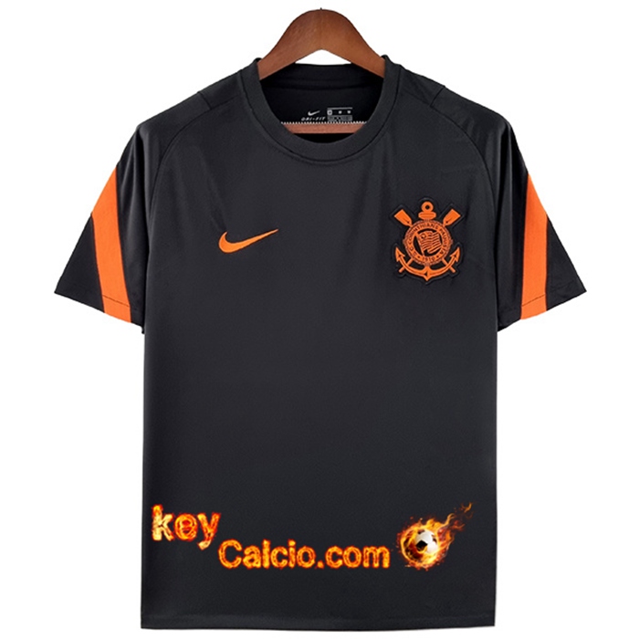 T Shirt Allenamento Corinthians Nero 2022/2023
