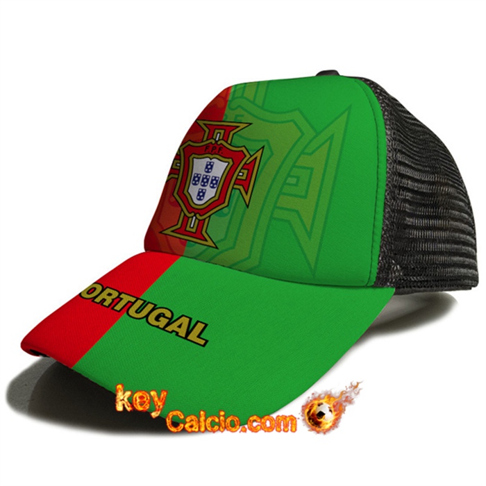 Cappello Da Calcio Portogallo Verde/Rosso 2023