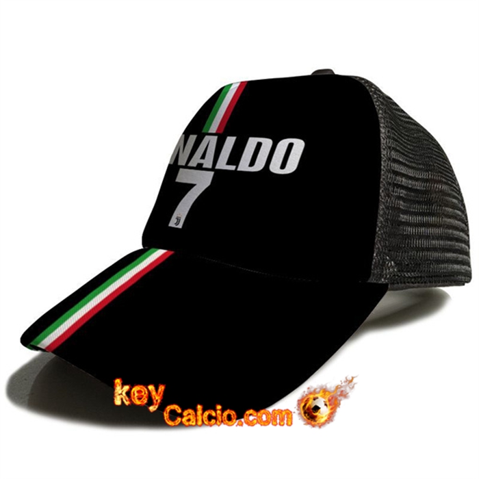 Cappello Da Calcio Ronaldo 7 Nero 2023
